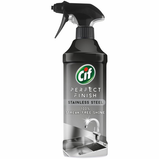 Cif Perfect Finish Specialist Cleaner Spray Stainless Steel, 435ml