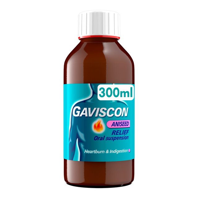 Gaviscon Liquid Heartburn & Indigestion Aniseed, 300ml