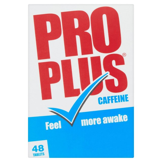 Pro Plus Caffeine Tablets, 48 Per Pack