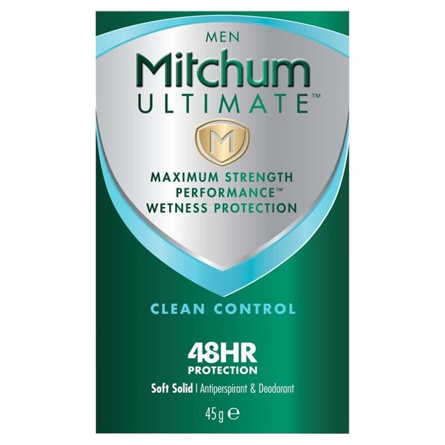 Mitchum Men Ultimate Clean Control Cream Antiperspirant Deodorant, 45g