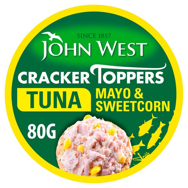 John West Cracker Topper Mayo Sweetcorn, 80g