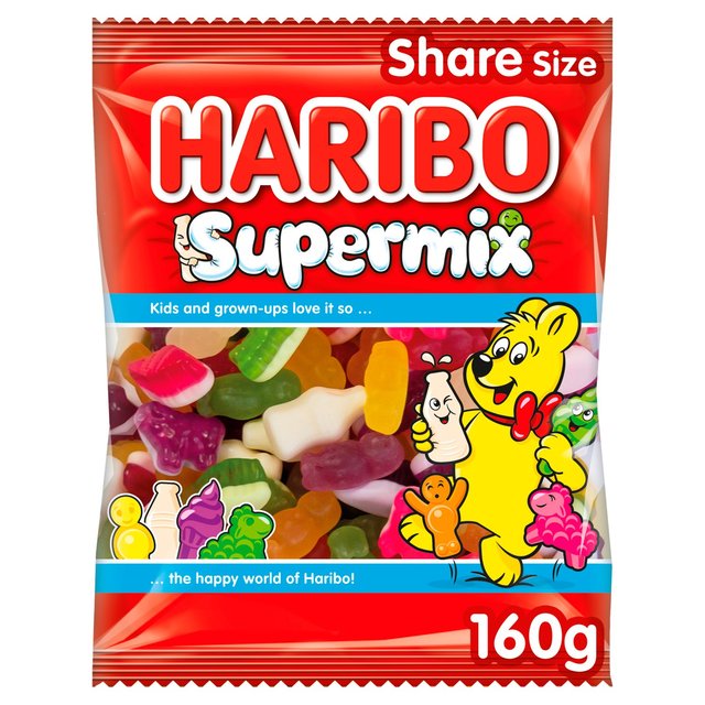 Haribo Supermix Sweets Sharing Bag, 160g