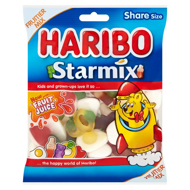 Haribo Starmix Sweets Sharing Bag, 160g