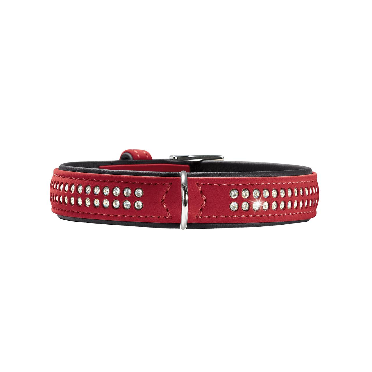 An image of Hunter Collar Softie Deluxe Red 35cm  (Neck 23-29cm)