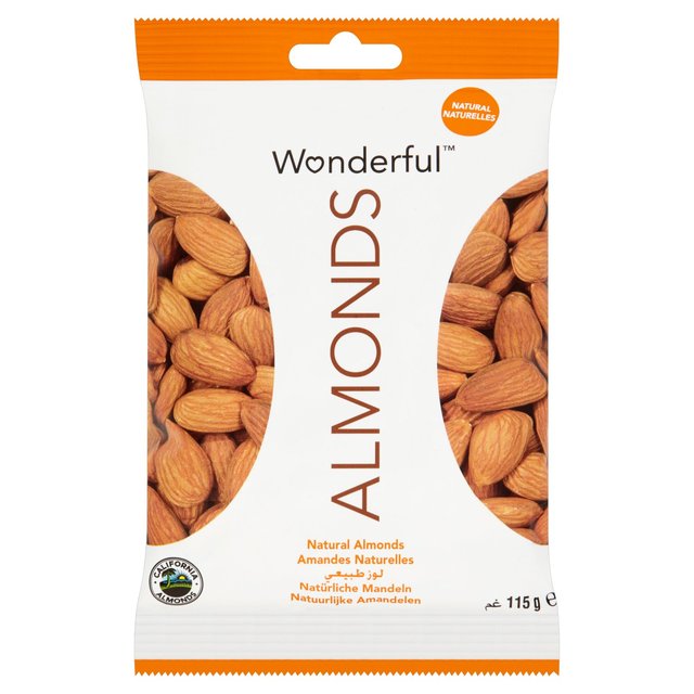 Wonderful Nuts & Fruit Wonderful Almonds Natural, 115g