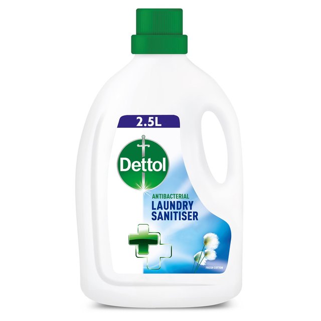 Dettol Antibacterial Laundry Cleanser Fresh Cotton, 2.5L