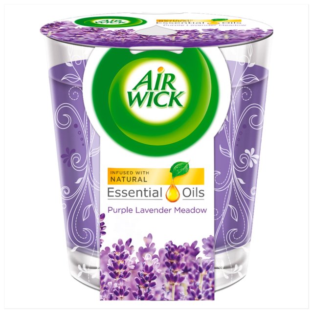 Airwick Purple Lavender Meadow Candle, One Size