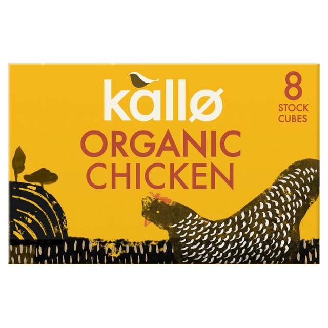Kallo Organic Chicken Stock Cubes, 8 x 11g
