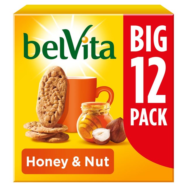Belvita Honey & Nuts Big Pack, 12 Per Pack