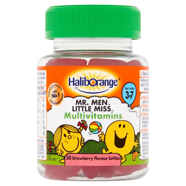 Haliborange Kid’s Softies Multivitamins Strawberry Gummies 3-7 Years
