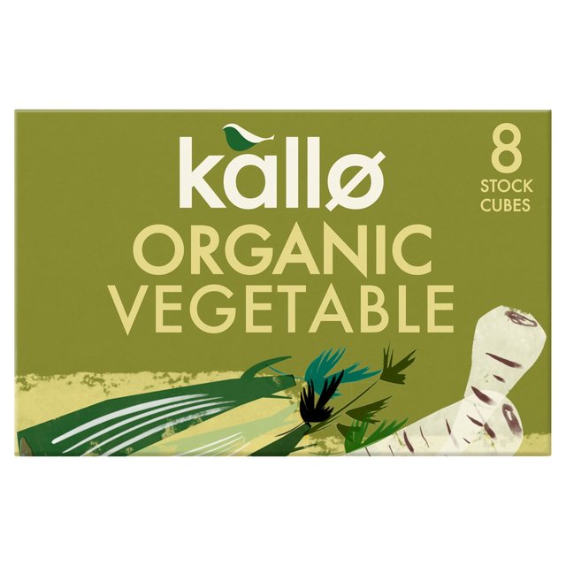 Kallo Organic Vegetable Stock Cubes, 8 x 11g