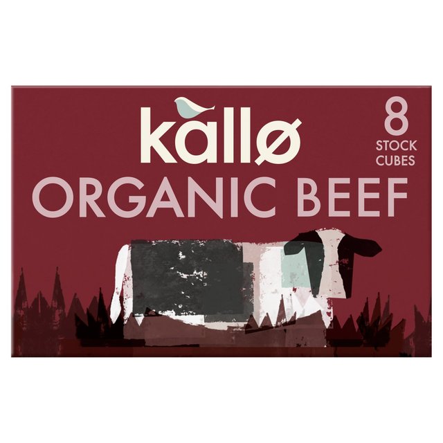 Kallo Organic Beef Stock Cubes, 8 x 11g