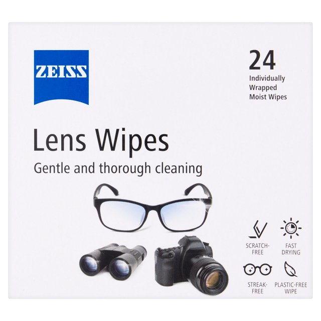Zeiss Lens Wipes, 24 Per Pack