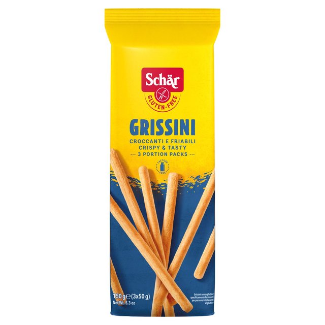 Schar Gluten Free Grissini Breadsticks, 3 x 50g