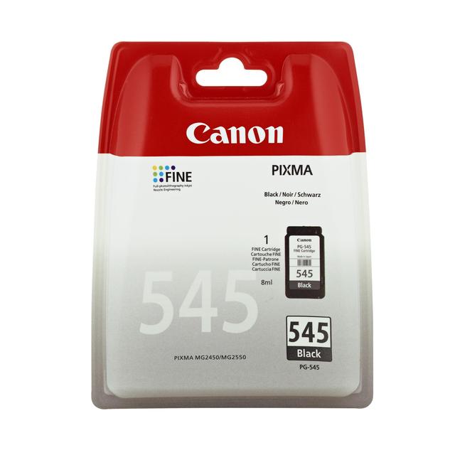 Canon PG-545 Black Inkjet, 8ml