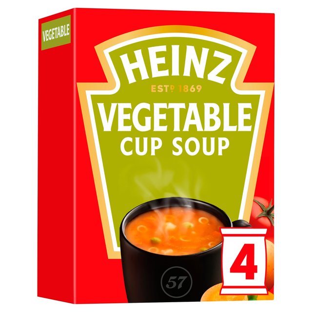 Heinz Vegetable Cup Soup, 4 x 19g