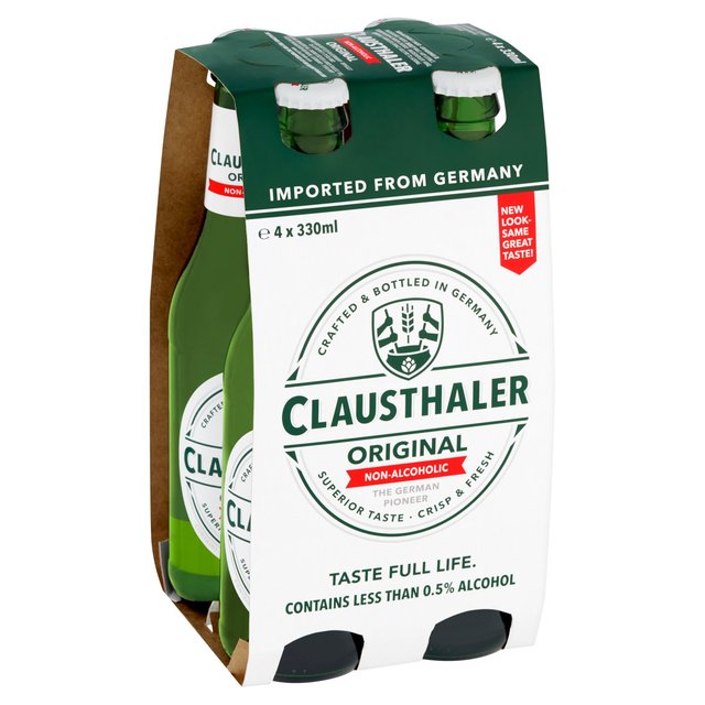 Clausthaler Low Alcohol Lager, 4 x 330ml
