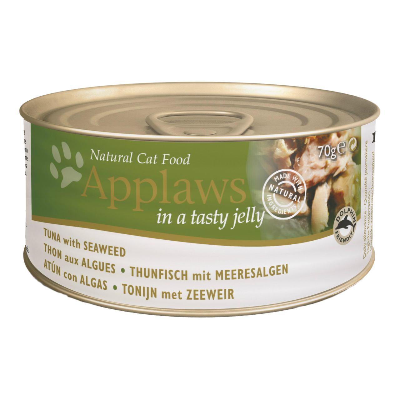 An image of Applaws Cat Food Tuna & Seaweed In Jelly