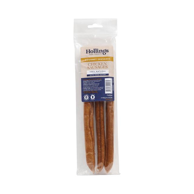 Hollings Chicken Sausage Dog Treats, 3 Per Pack