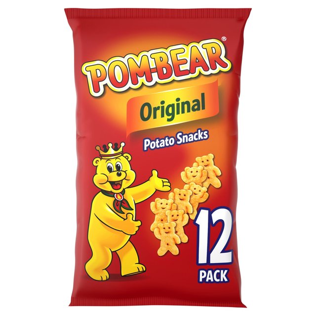 Pom Bear Original Multipack Crisps, 12 per Pack