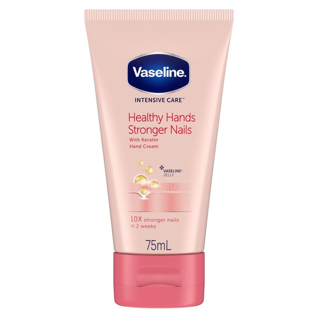 Vaseline Intensive Care Healthy Hands + Stronger Nails Hand Cream, 75ml