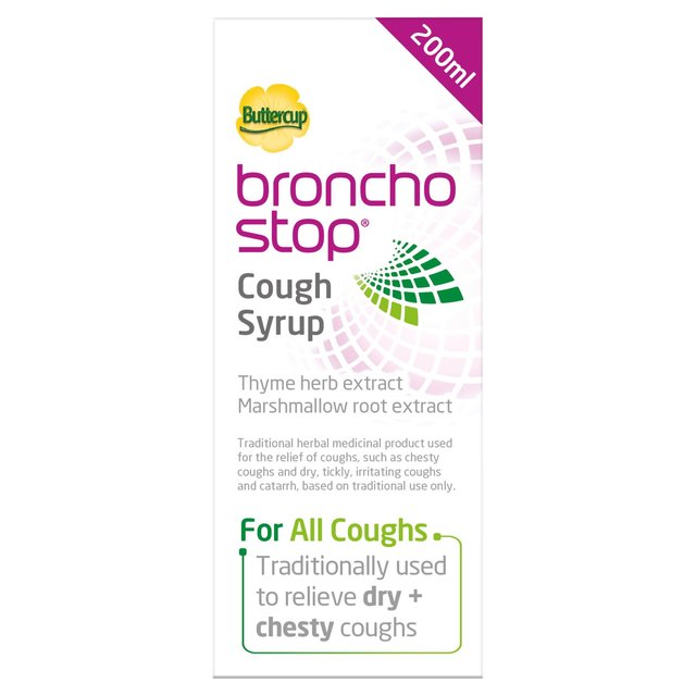 Bronchostop Cough Syrup, 200ml