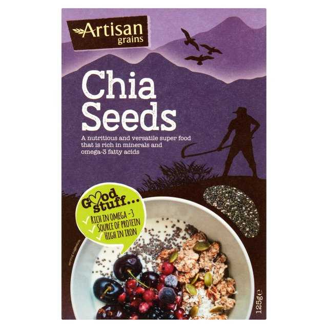Artisan Grains Chia Seeds, 125g