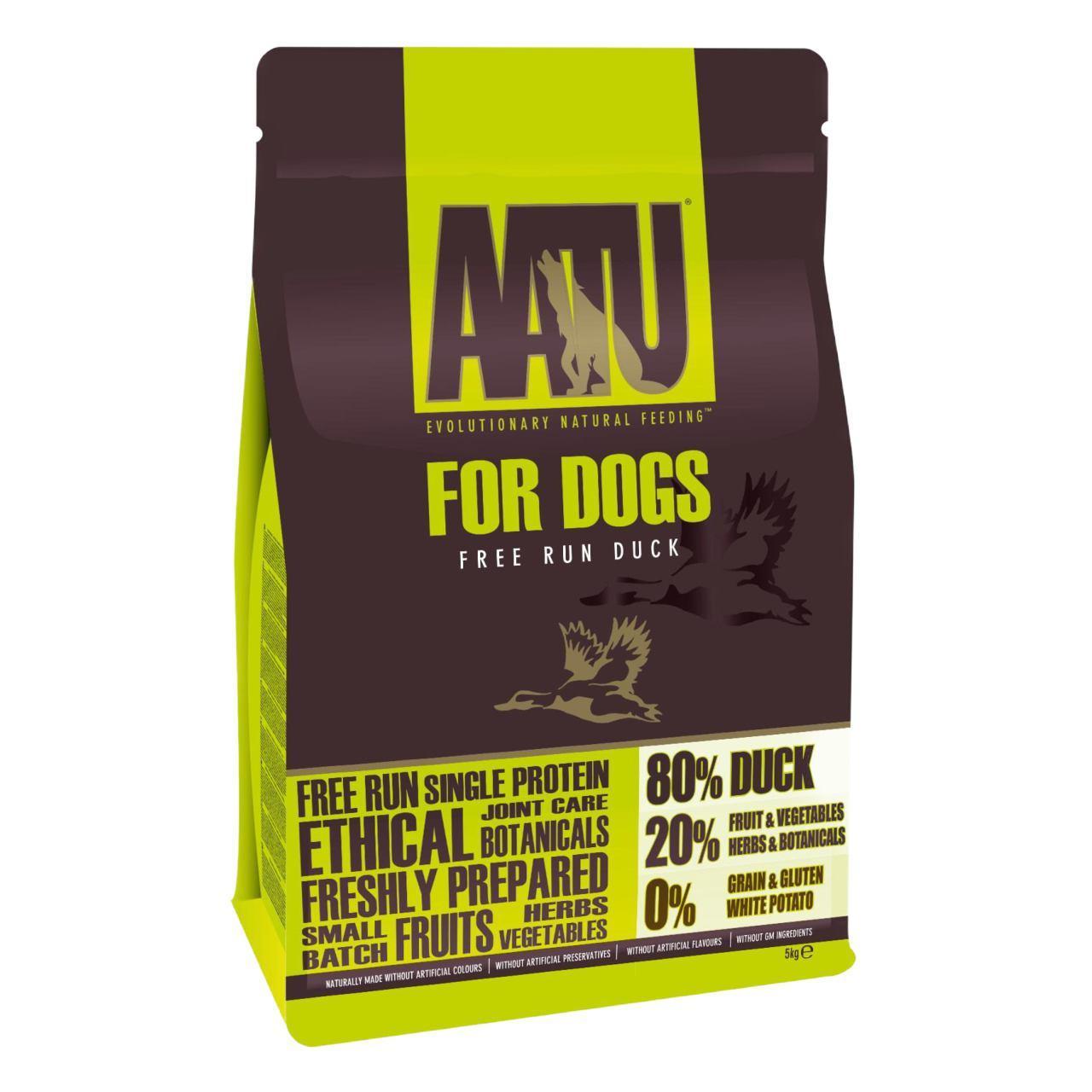 An image of AATU 80/20 Duck Complete Grain Free Dry Dog Food