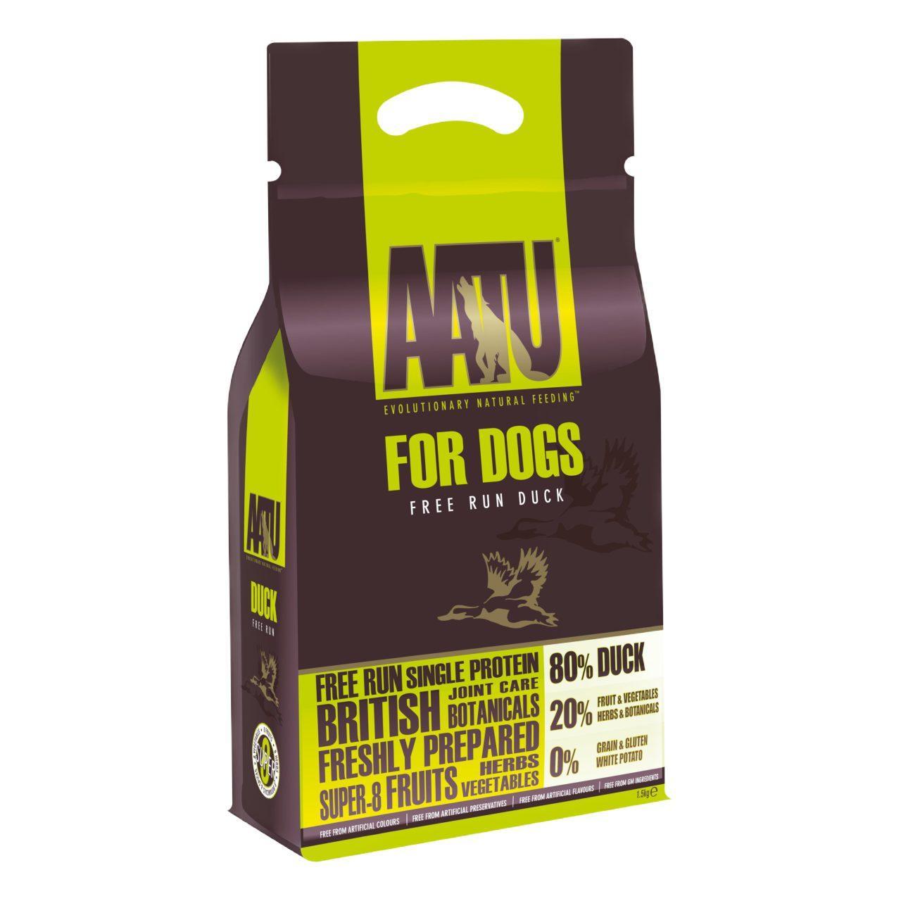 An image of AATU 80/20 Duck Complete Grain Free Dry Dog Food