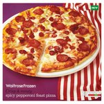 Waitrose Frozen Crisp & Meaty Spicy Pepperoni Pizza