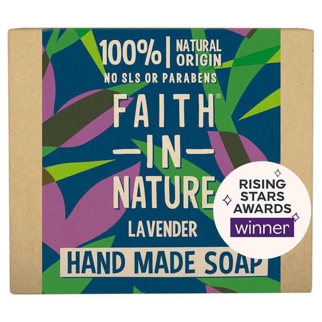 Faith in Nature Lavender Pure Hand Made Soap Bar, 100g
