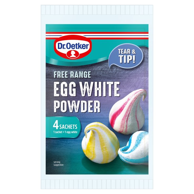 Dr. Oetker Free Range Egg White Powder Sachets, 4 x 5g