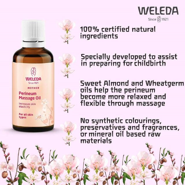 Weleda Maternity Natural Perineum Vegan Massage Oil Ocado