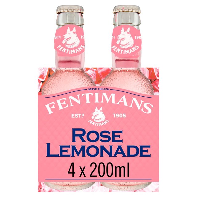 Fentimans Rose Lemonade, 4 x 200ml
