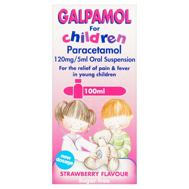 Galpharm Childrens Paracetamol Liquid Suspension, 100ml