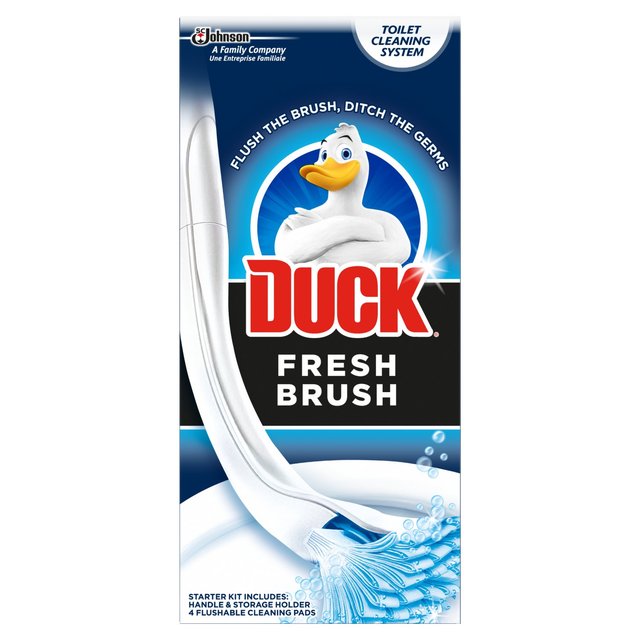 Duck Toilet Fresh Brush Starter Kit 1 Handle 4 Refills, One Size