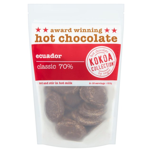 Kokoa Collection 70% Classic Hot Chocolate From Ecuador, 210g