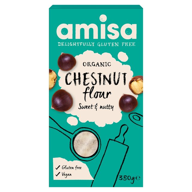 Amisa Organic Gluten Free Chestnut Flour, 350g