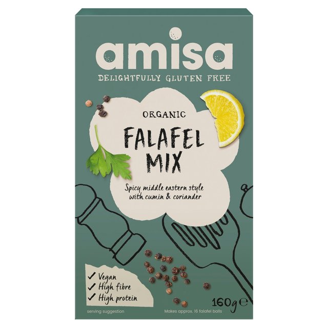 Amisa Organic Gluten Free Falafel Mix, 160g