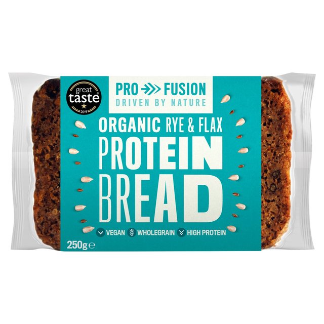 Profusion Organic Protein Bread Rye & Flax, 250g