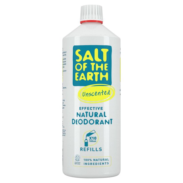 Salt of the Earth Natural Deodorant Spray Refill, 1L