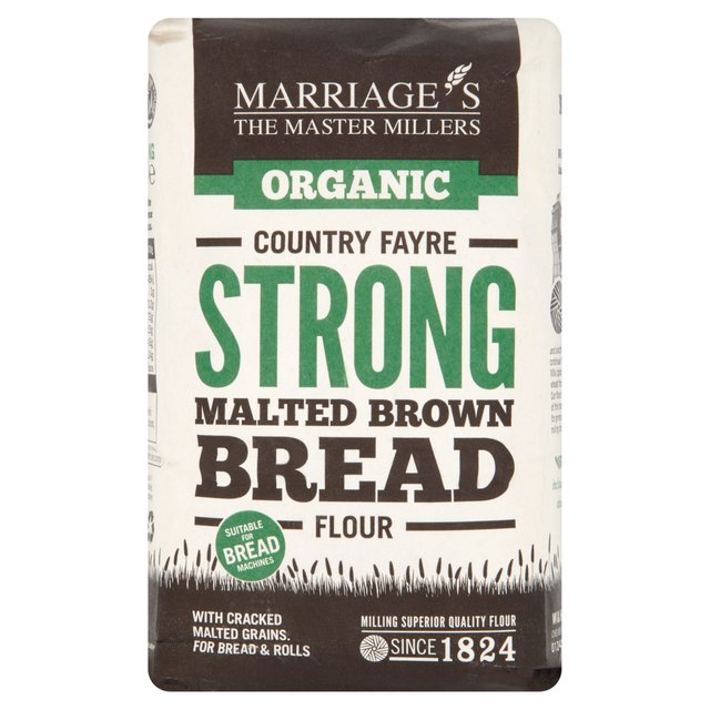 Marriage’s Organic Strong Malted Brown Bread Flour, 1kg
