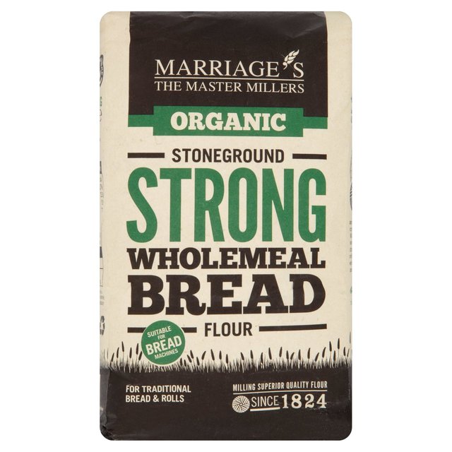 Marriage’s Strong Organic Wholemeal Bread Flour, 1kg