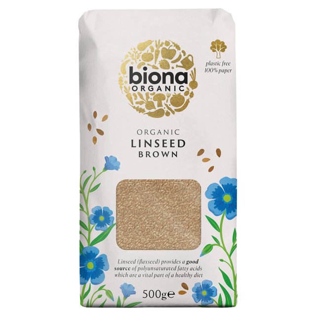 Biona Organic Linseed Brown, 500g