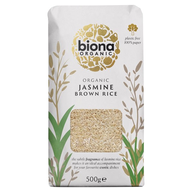 Biona Organic Jasmine Rice Brown, 500g