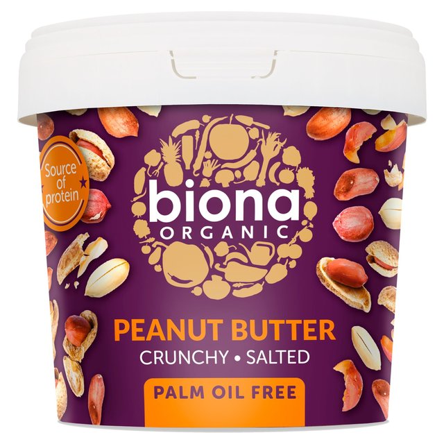 Biona Organic Peanut Butter Crunchy, 1kg