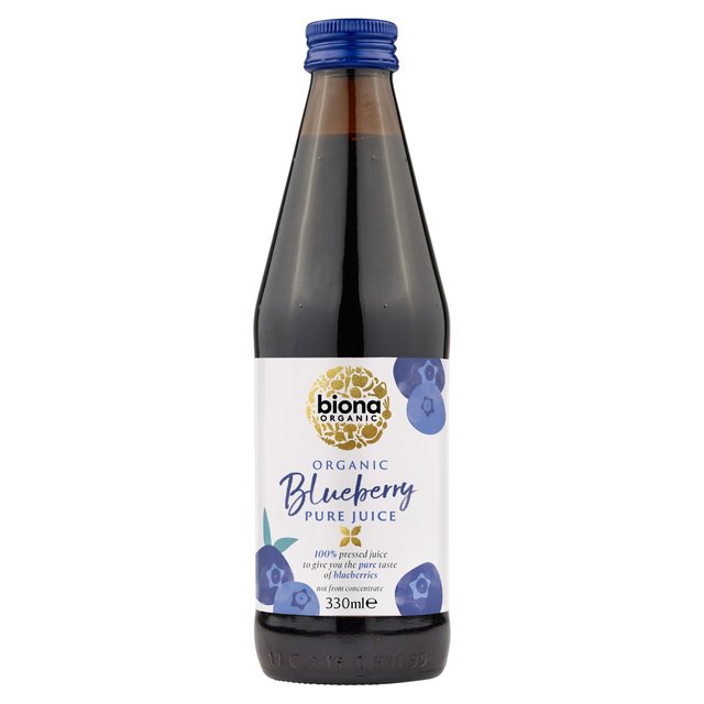 Biona Organic Blueberry Pure Pressed Juice, 330ml