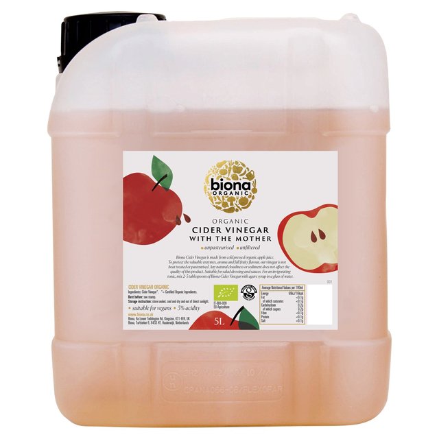 Biona Organic Cider Vinegar With The Mother, 5L