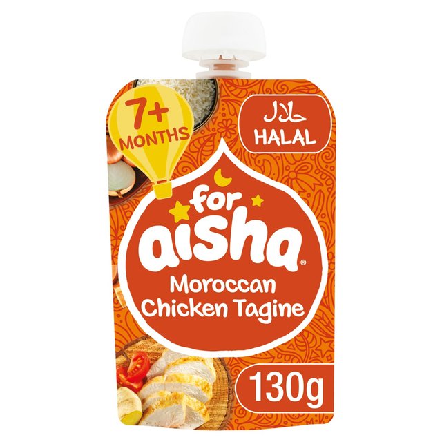 For Aisha Moroccan Chicken Tagine Pouch, 7 Mths+, 130g
