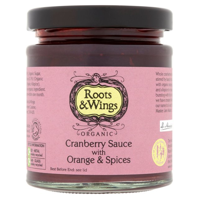 Roots & Wings Organic Cranberry Sauce, 200g